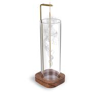 YHAOEN Incense Holder, Insence- Stick Holder [Anti-Ash Flying] with Removable Glass Ash Catcher Mess-Free Incense Burner Holder, Incense Stick Holder for Home Decor Yoga Spa, Unique Incense Burner