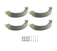 YHB Pair - 12" Electric Trailer Brake Shoes Replacement Kits - (Dexter Part # K71-127-00) - 12" x 2" Trailer Brake Shoe and Lining Kit