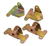 YHB Solid Motor Engine Mount Combo SBC BBC for Chevy Frame MountRat Rod Hot Street Engine Bracket Kit 3990914 3960768 6258154 - SBC Motor Mounts