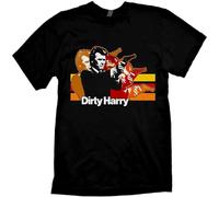 YHBBKNBCFGD Dirty Harry T-Shirt pop-Art Inspired by The Classic 70s Thriller(Small)