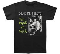 YHBCVSS Dead Kennedys Too Drunk T Shirt (Medium)