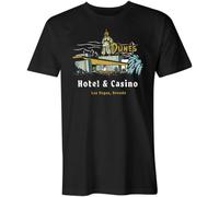 YHBCVSS Dunes Hotel & Casino - Vintage LAS Vegas T-Shirt Unisex Black(XX-Large)