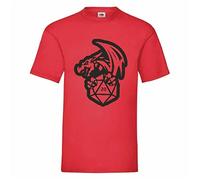 YHBCVSS Dungeon and Dragons White Yellow Black Red Mens Women T Shirt 100% Cotton 16 Colours to Choose From89273(XX-Large)