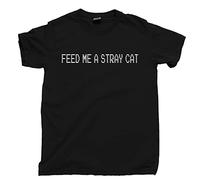 YHBCVSS Feed Me A Stray Cat T Shirt Return Some Videotapes American Psycho Dorsia Tee863(XX-Large)