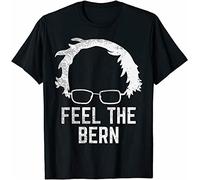 YHBCVSS Feel The Bern Bernie Sanders Wig 2020 Election President T-Shirt(X-Large)
