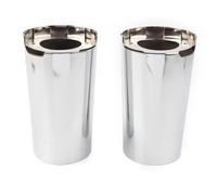 YHBH Anti-Fall Protection 1Pair Motorcycle Front Fork Slider Covers For Harley Touring Electra Street Tri Glide 2014 2015 2016 2017 2018 2019 2020 Frame Sliders