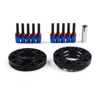 YHBH Car Hub Centric Wheel Spacers For BMW E36 E46 323 325 328 335i 545i 20mm 5x120mm 72.56mm M12x1.5 Tapered Bolts Widening Wheel Spacers(20mm Blue)