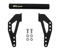 YHBH Waterproof Holder Motorcycle GPS Smartphone Navigation Bracket Adapt Holder For Suzuki V-Strom/DL 1000 2014-2019 Crossbar Expansion Stand Charging Phone Holder(BLACK 2)