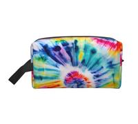 YHBLYKXP Beautiful World Rainbow Tribe print Large capacity travel grooming storage bag, portable makeup bag, daily storage bag