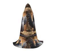 YHBLYKXP cartoon pigeon 1 Hooded Cloak - Extra Large Hooded Cloak, Fit for Makeup Parties, Theme Parties, Daily Wear