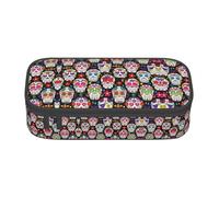 YHBLYKXP Colorful Flower Skulls print Large Capacity Storage Bag Travel Office Supplies Box, Makeup Bag, Desk Organizer with