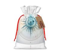 YHBLYKXP Compass Drawstring Christmas bag, birthday Thanksgiving, anniversary and party present packaging