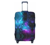 YHBLYKXP Cool star river print Trolley case protective cover, Fashion Suitcase Protector Fits, hidden zipper, White, M