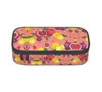 YHBLYKXP exotic fruits print Large Capacity Storage Bag Travel Office Supplies Box, Makeup Bag, Desk Organizer with