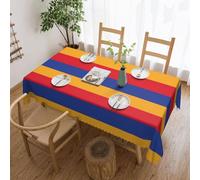 YHBLYKXP Flag of Armenia Print Tablecloth, Wrinkle Resistant Washable Tablecloth, Rectangular Table Cover Protector