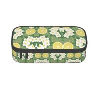 YHBLYKXP Fresh Lemon print Large Capacity Storage Bag Travel Office Supplies Box, Makeup Bag, Desk Organizer with