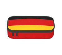 YHBLYKXP German flag print Large Capacity Storage Bag Travel Office Supplies Box, Makeup Bag, Desk Organizer with, Black, One Size, Concise
