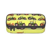 YHBLYKXP Green Fields Farming Machine print Large Capacity Storage Bag Travel Office Supplies Box, Makeup Bag, Desk Organizer with