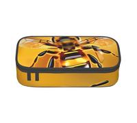 YHBLYKXP honey-bee print Large Capacity Storage Bag Travel Office Supplies Box, Makeup Bag, Desk Organizer with