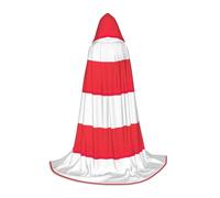 YHBLYKXP Indonesian flag Hooded Cloak - Extra Large Hooded Cloak, Fit for Makeup Parties, Theme Parties, Daily Wear