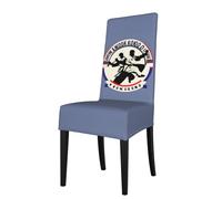 YHBLYKXP Taekwondo Design Print Custom Stretch Chair Cover, Personalized Elastic Slipcover for Home Dining Hotel Party Decor