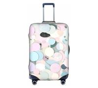 YHBLYKXP Terrazzo Marble Pastel print Trolley case protective cover, Fashion Suitcase Protector Fits, hidden zipper, White, XL