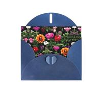 YHBLYKXP Thug Life Flowers print Holiday Greeting Cards - Elegant Thank-You Cards Party Invitation Cards for Festive Occasions