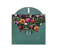 YHBLYKXP Thug Life Flowers print Holiday Greeting Cards - Elegant Thank-You Cards Party Invitation Cards for Festive Occasions