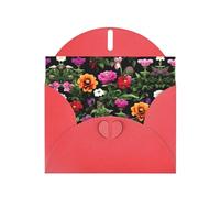 YHBLYKXP Thug Life Flowers print Holiday Greeting Cards - Elegant Thank-You Cards Party Invitation Cards for Festive Occasions