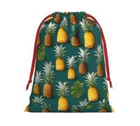 YHBLYKXP Tropical Fruit Paradise Drawstring present Bag and snack bag velvet bag storage bag, fit for Christmas and Halloween