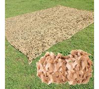 YHBZ Reinforced Camouflage Netting,Sand Shade Net,Hunting Camo Net,Anti-Ultraviolet/Anti-Age Shade Sail,For Camping,Decoration,Car Cover,4x6m(13 * 20ft)