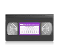 YHDD VCR Head Cleaner Tape for VHS/VCR Video Players Dry Type Reusable 50 Times No Fluid Required