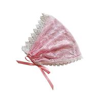 YHDDYG Lace Head Covering for Church Mantilla Veil Catholic Chapel Veil S98, Pink, One Size