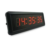 YHDIZSUPO 1.5Inch Gym Timer Led Countdown Clock Stopwatch Reset To Zero Count Down Remote Control School Rush Competition Bright Display(10cm big button)