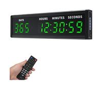 YHDIZSUPO 18.78 Inch Large Display Digital Timer Clock With Remote Control LED Count Up/Down Timer For Christmas Retirement Birthday Bright Display