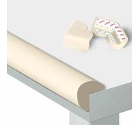 YHDMDQ Furniture Edge Corner Protector Baby Proofing, Self-Adhesive Tables Safety Bumper Protection Guards, L Shape Edge Protector For Table Cabinet Drawer(Beige)