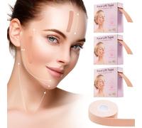 YHDSYN Anti-wrinkle Face Tape for Skin,3 Individually Wrapped Boxes of Premium Skin-friendly Face Lifting Strap,Skin Tone Skin Tape for Face