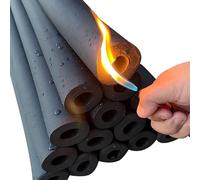 YHDZWY Pipe Insulation Foam Tube Frost Protection Foam Tubing For AC Unit, Padding Tube ID 6mm ～ 110mm For Outdoor Factory Piping Scaffold Protection Foam (Size : ID48mm x T20mm x L1.8m)