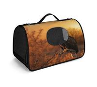 YHEGBFD Pet Handbag,Golden Sunset Bald Eagle Fashion Dog Carrier,Small Pet Carrier,pet Carrier Handbags,Travel Pet Handbag for Cat and Samll Dog