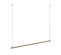 YHEIANJ Ceiling Clothes Rack Height-adjustable Golden Clothes Rail Hanger, Ceiling Clothes Rack Hanger With Wire Rope, Space-saving Hanger, Clothing Store Display Rack,80/100/120,150cm