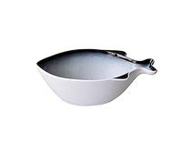 YHEIANJ Large Fish-Shaped Soup Bowl Creative Simple Hotel Restaurant Fruit Salad Ceramic Noodle Dishes Seasoning Plate
