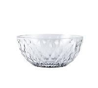 YHEIANJ Transparent Glass Bowl Vegetable Salad Bowl Home Snack Dried Fruit Dessert Bowl Suitable for Fruit, Soup, Pasta，A2pc L