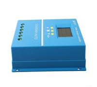 Yhenlovtt 100A MPPT Solar Charge Controller with LCD Display, 12V-48V Auto Recognition for Gel Sealed Flooded and LiFePO4 Batteries, Dual USB Ports