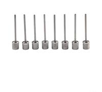 Yhenlovtt 100PCS Ball Inflation Needles for Basketball, Football, Volleyball and Rugby Balls - Steel Air Pump Valve Adapters with High Compatibility