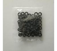 Yhenlovtt 100Pcs Carp Fishing Rigs Rings O Ring for Wacky Rigging Worms Connectors Tackle(1#)