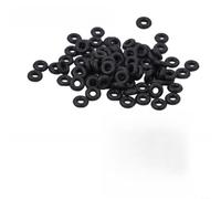 Yhenlovtt 100Pcs Fishing O Rings for Wacky Rigging Worms Connectors Tackle, Silicone Rubber Bait Rigs Rings in 5 Sizes for Carp Fishing(1#)