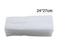 Yhenlovtt 100pcs Nonwoven Plant Grow Bags for Nursery Pots for Flowers Vegetables and Saplings Breathable Fabric Transplant Bags (24x27cm Folding)