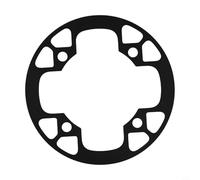 Yhenlovtt 104bcd for Bicycle Crank Chain Guard for Road for Bike 6061 Aluminum Alloy Bash Guard Plate Compatible with 32 from for 34t/36 to 38t/40 Through 42t Chainrings (黑)