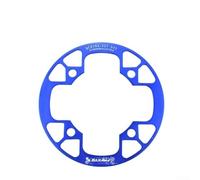 Yhenlovtt 104bcd for Bicycle Crank Chain Guard for Road for Bike 6061 Aluminum Alloy Bash Guard Plate Compatible with 32 Through 34t/from 36 to 38t/40 to 42t Chainrings (蓝)