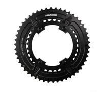 Yhenlovtt 105 R7000 R8000 Dura-ace Fc-r9100 Compatible Asymmetric Road for Bike Chainring 50-34t 52 Through 36t 53-39t 110bcd 4-bolt Aluminum 7075-t651 (34/50T)